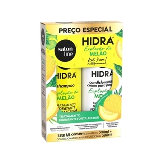Kit Shampoo e Condicionador Hidra Explosão de Melão 300ml em Oferta na Shopee
