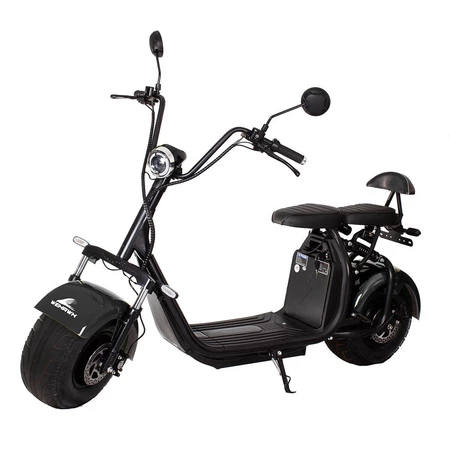 Scooter Moto Elétrica WeHawk WX-07 2000W 60V 20Ah 2 Lugares Black WX-07 G5