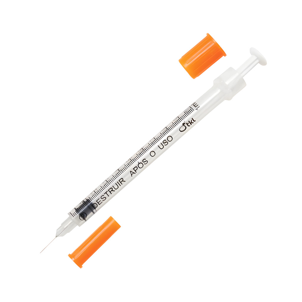Seringa de Insulina Agulha Fixa Gra 2 UI 0.3MMX8MM | Shopee Brasil
