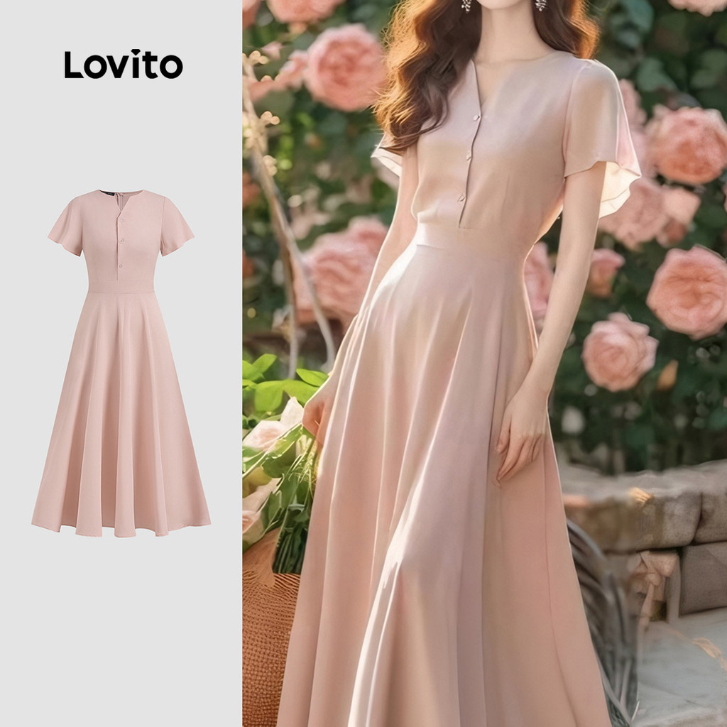 Vestido Lovito Leve Feminino Babado na Black Friday 2025 | BuscaProdutos
