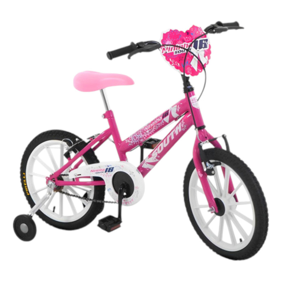 Bicicleta Aro 16 Mtb Para Meninas Infantil Nininha Rosa Pink | Shopee ...