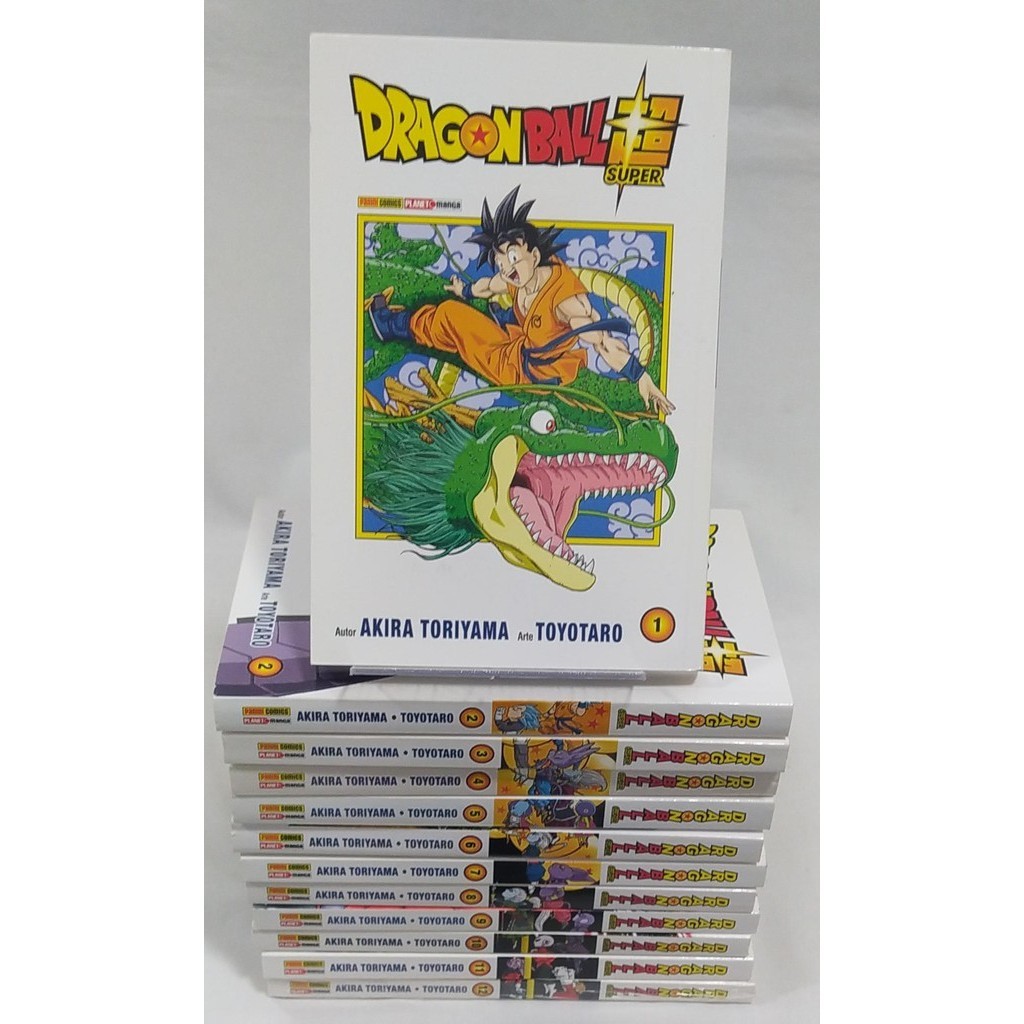 Coleção Mangás Dragon Ball Super Volumes 1 Á 12 de Akira Toriyama