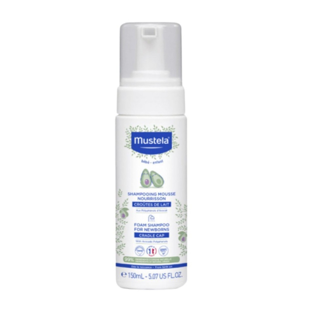 Shampoo Espuma Crosta Lactea Suave 150Ml - Mustela
