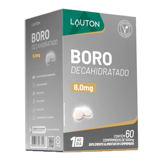 Boro Decahidratado Lauton 60 Comprimidos