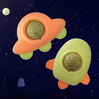 Cat UFO Toy Auto-cura de Tédio Aliviador de Tédio Catnip Ball Toy