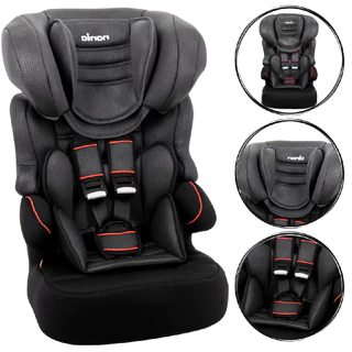 Cadeira Infantil Cadeirinha de Bebê para carro Nania Preta