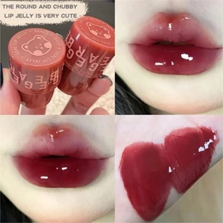Gege bear Jelly Lip Glaze Maquiagem De Longa Duração Batom À Prova D