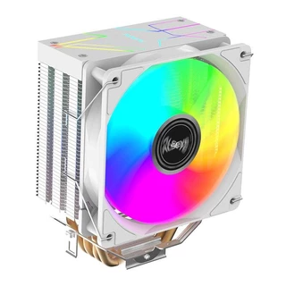Cooler para Processador Alseye N120 SE COV, RGB, 120mm, Branco, N120-SE-COV-WH