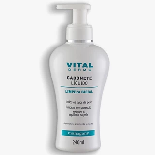 Sabonete Liquido Facial Vital Dermo Mahogany 240ml