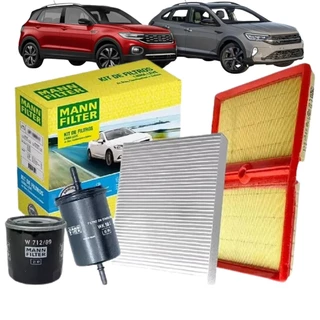 Kit Filtro Revisão para Volkswagen Nivus / T-Cross 1.0 Turbo Tsi 12V 2019/... em Oferta na Shopee