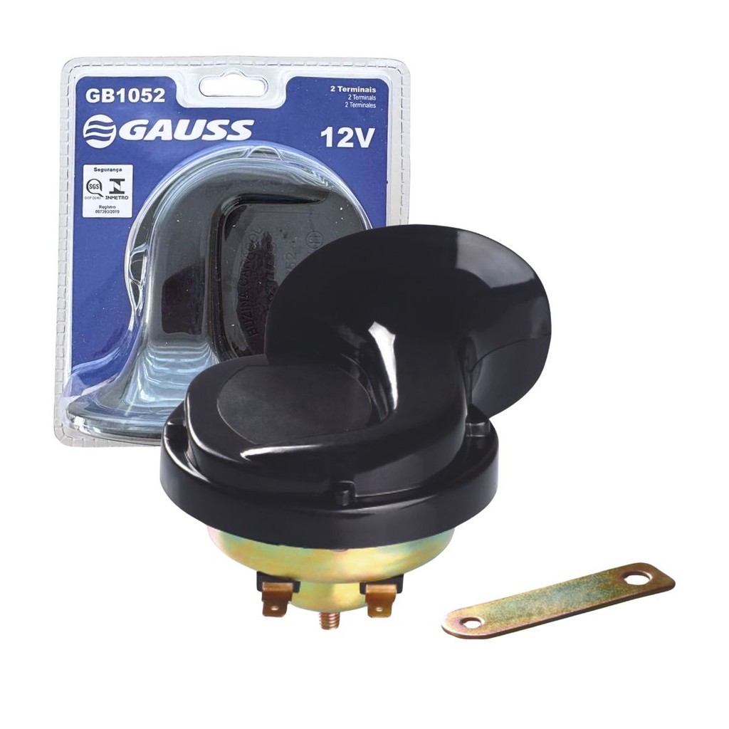 Buzina Caracol Individual Universal 12v Gauss