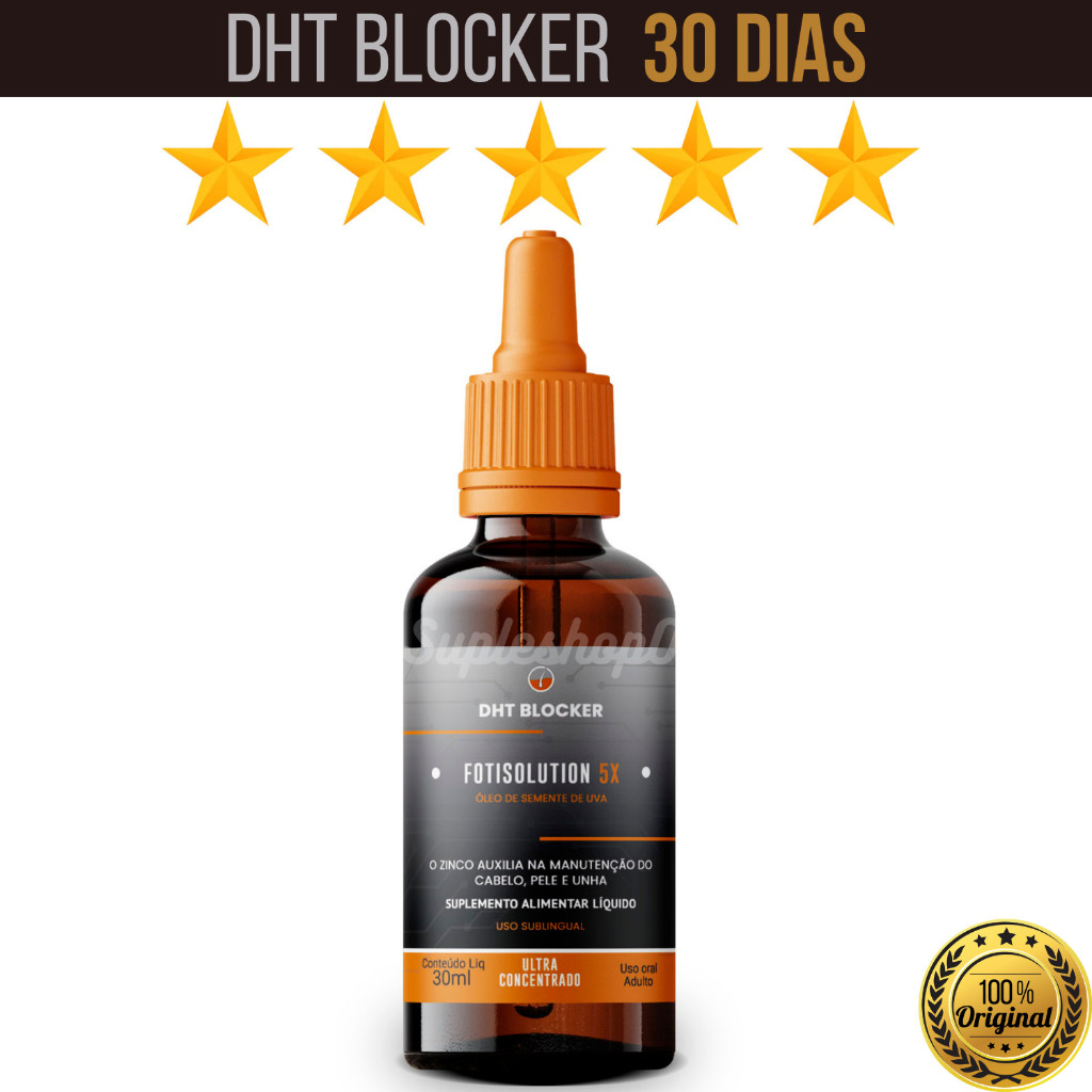 DHT Blocker Original p/ Tratamento Capilar - Envio Imediato