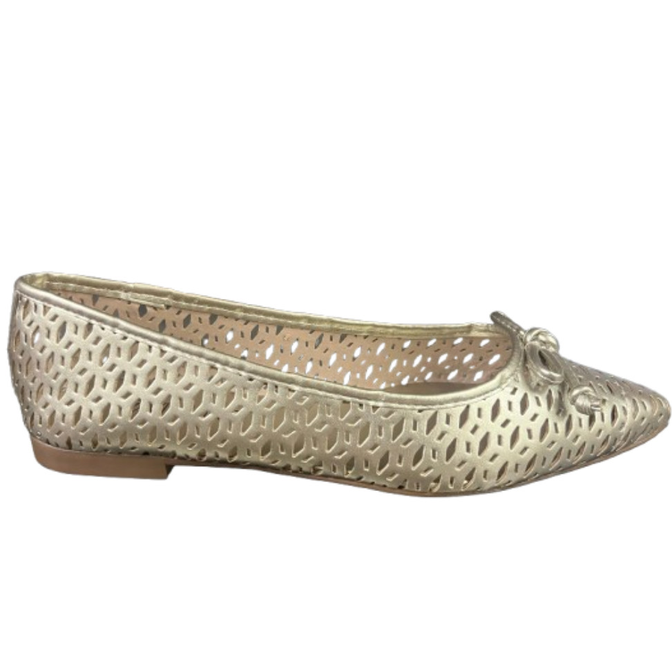 Sapatilha Via Uno Bico Fino Vazada 866015 Shopee Brasil