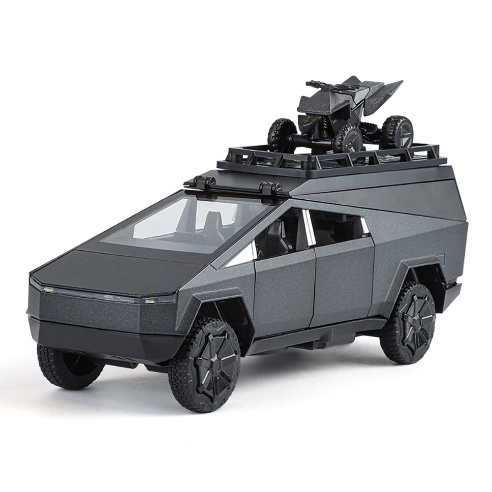 KLT 1 : 32 Tesla Cybertruck Captador Touring RV Diecast Modelo