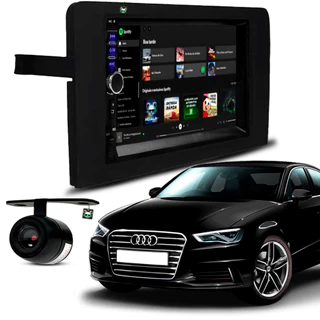 Kit Central Multimidia Espelhamento Android Ios Bluetooth 7 Pol Audi A3 2007 08 2009 2010 2011 2012