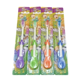 KIT COM 12 ESCOVAS DENTAL / COLORIDA / MACIA / NFANTIL - ED304 - HM TOYS