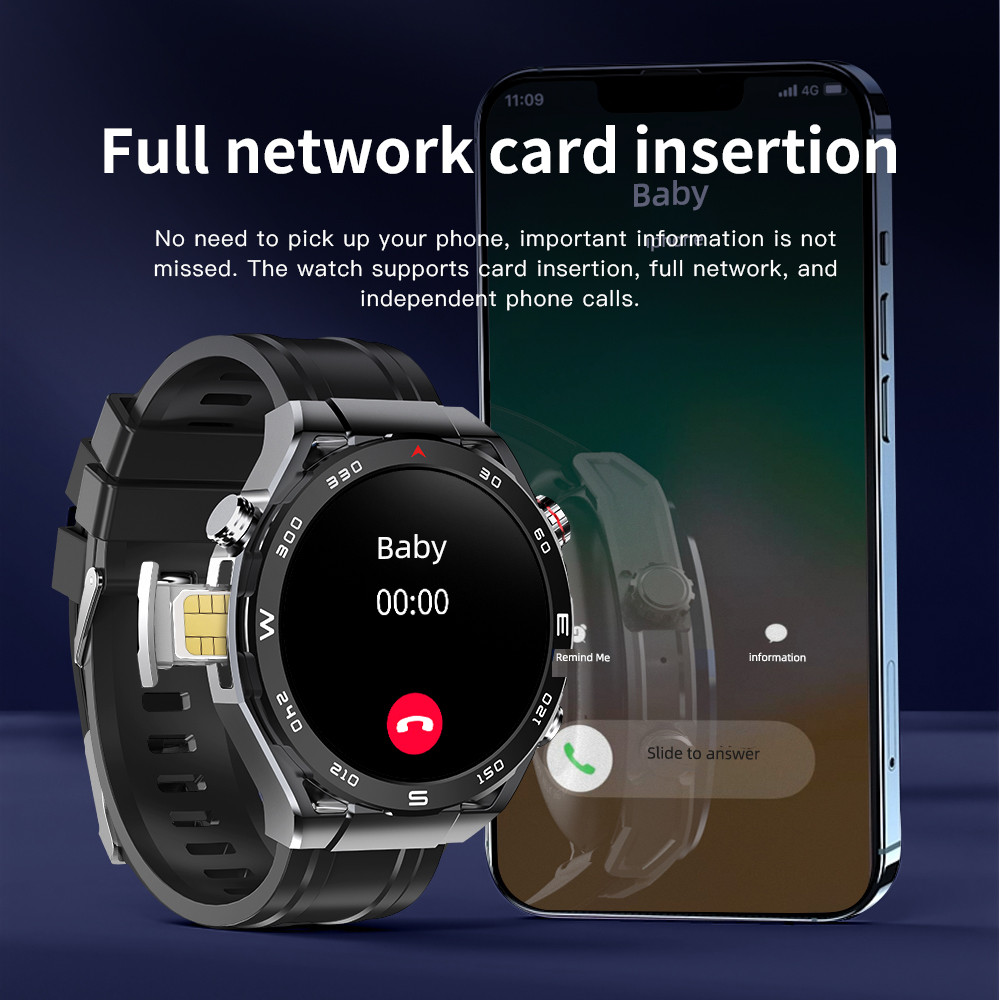 4G Rel gio De Telefone Inteligente A5 Pro Android Smartwatch Com Cart o 