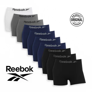 Cueca Boxer Reebok Masculina Original Kit 12 Unid Microfibra Sem Costura Confortável em Oferta na Shopee