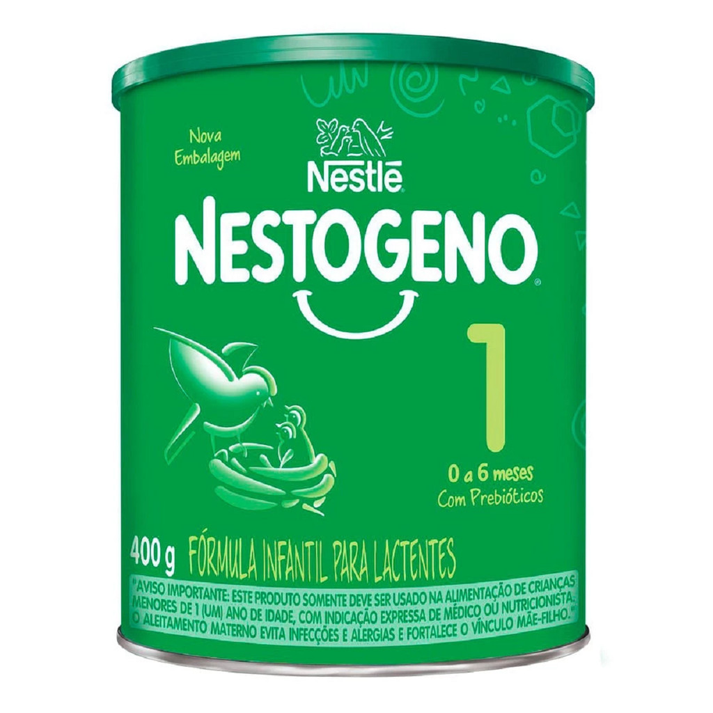 Fórmula Infantil Nestogeno de 0 a 6 meses 400g - Nestlé | Shopee Brasil