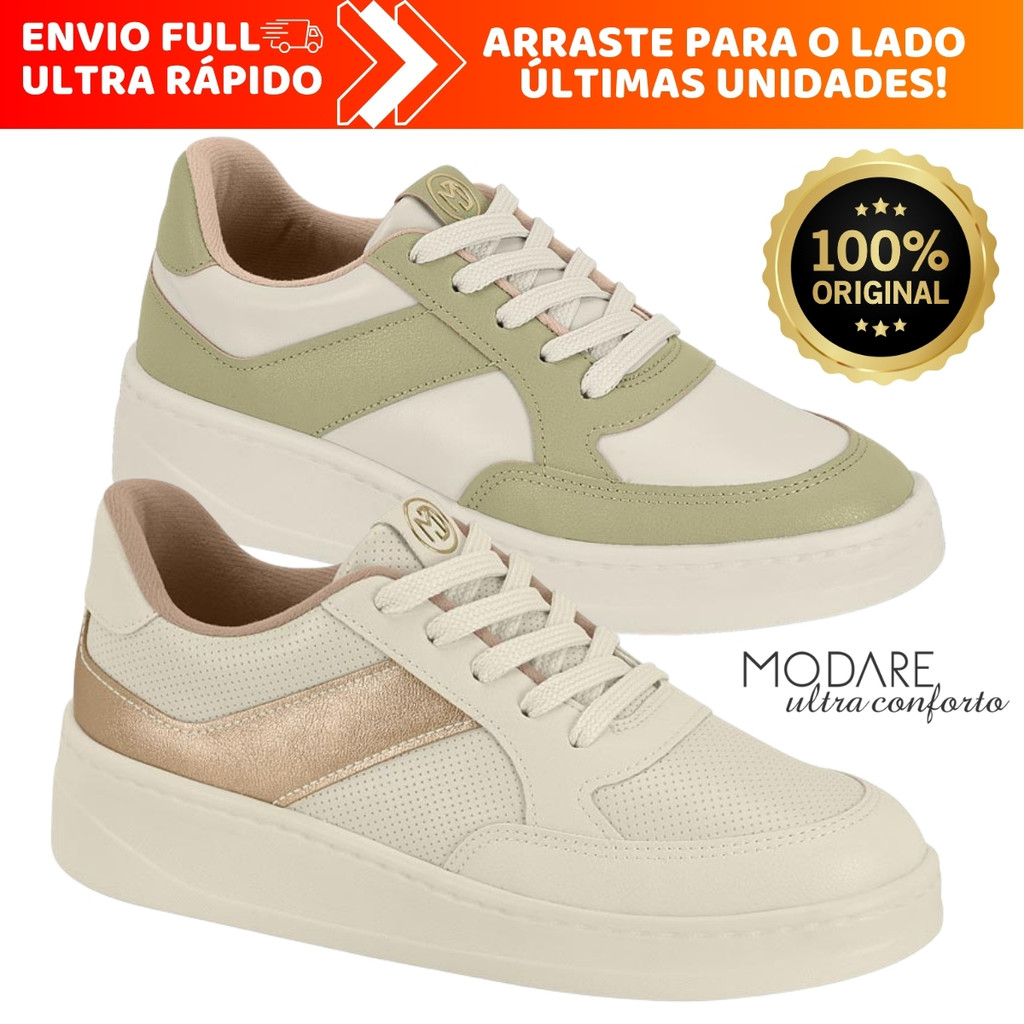 Tenis Modare Ultraconforto Casual Feminino Ortopédico Original | Shopee ...