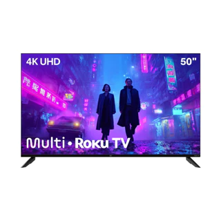 Smart TV DLED 50 4K Multi Definition  Roku 4HDMI 2USB Wi-Fi em Oferta na Shopee