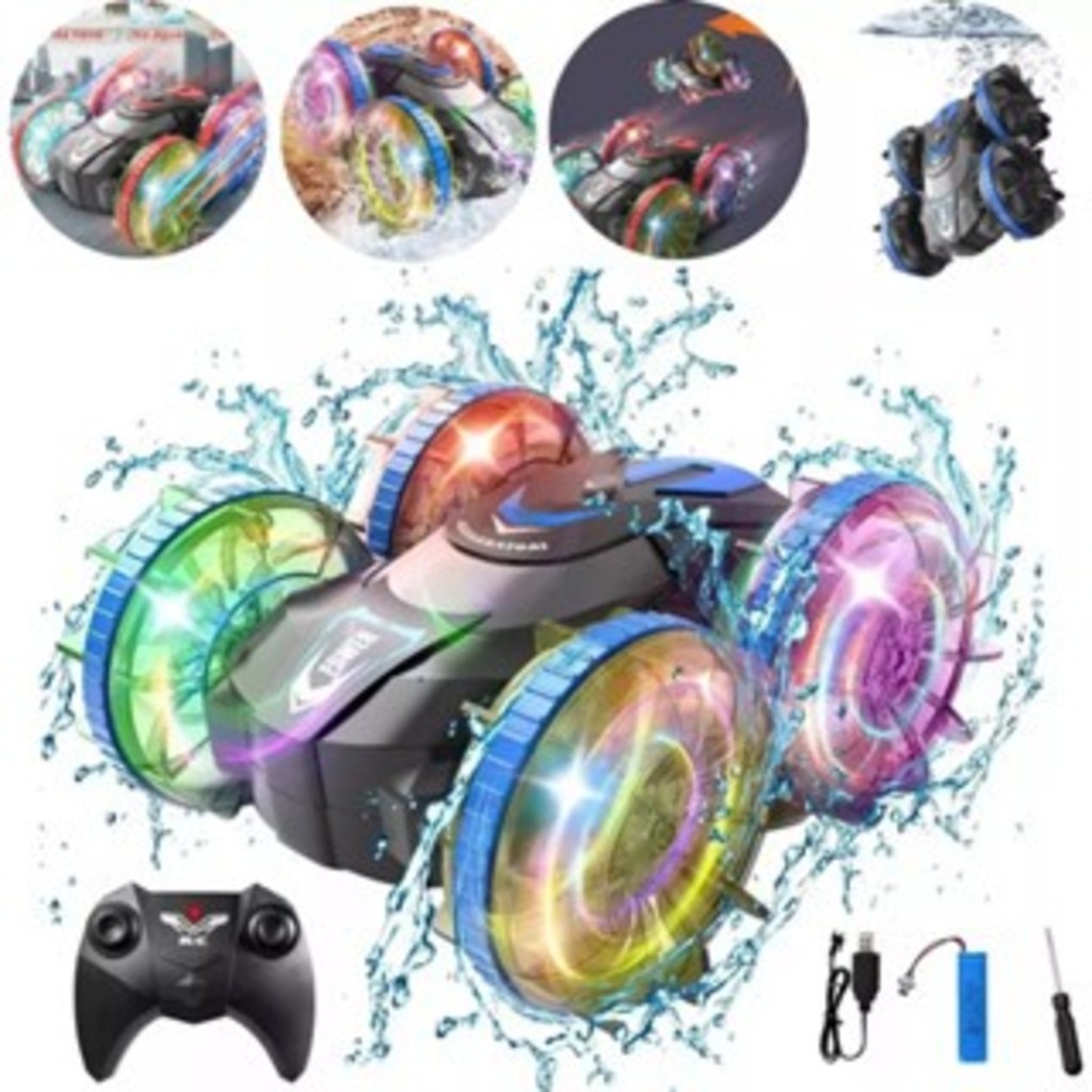 Carrinho Controle Remoto Carro Brinquedo Acrobático Anfíbio | Shopee Brasil