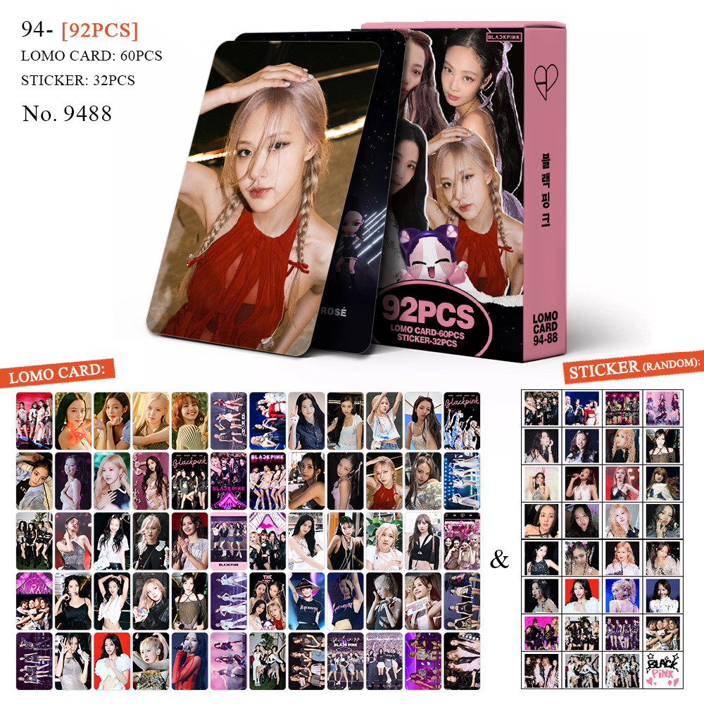 Kpop BLACKPINK Jump DEADLINE Lomo Card ROSE JISOO LISA ALTER EGO