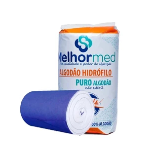 Algodão Rolo Hidrófilo MelhorMed 500gr COM ANVISA  ENVIO/ FULL em Oferta na Shopee