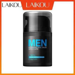 Homens Creme De Cuidados Com A Pele Óleo Hidratante Refrescante Facial Controle De Umidade 50g Laikou
