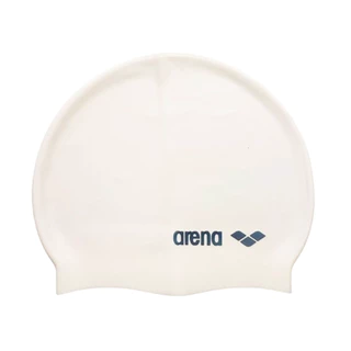 Touca Natação Branco Arena Classic Logo Hidroginástica