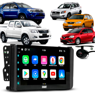 Kit Multimidia Android 7 Pol Hilux 2005 06 07 08 09 10 2011