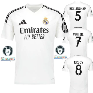 [Fan Editions�� Real Madrid Camisa De Futebol Para Homens 2024/25 Alta Qualidade S -- 4XL