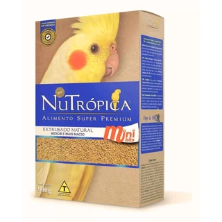 Ração Nutrópica Calopsita Mini Bits Extrusada Natural 900g