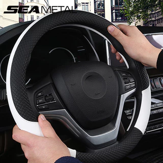 SEAMETAL Capas Para Volante De Couro Universal 38cm Anti-Derrapante Protetor de Rodas para Automóveis