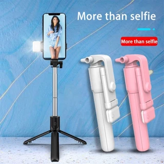 R1S 4em1 Suporte De Tripé Telefônico Selfie Stick Com Leve Monopod Sem Fio Bluetooth Remoto