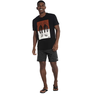 Shorts de Praia Havaianas Listrado Patchwork