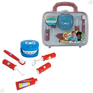 Brinquedo Maletinha Dr. Dentista com Acessórios 0808 - Samba Toys