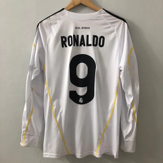 Madrid 09 10 10 Homens Real Ronaldo Camisa De Manga Curta E Comprida