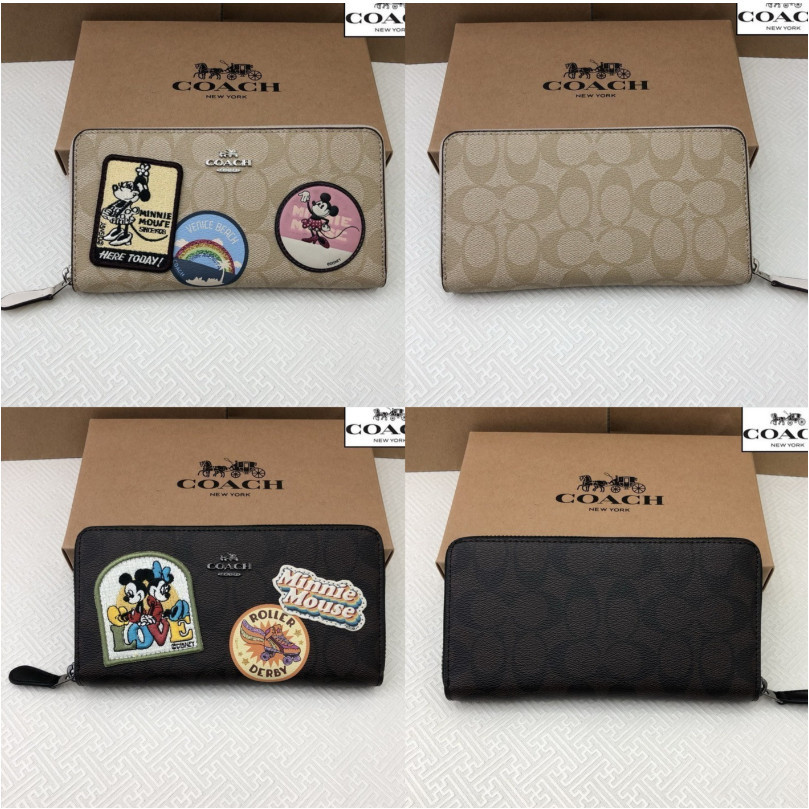 Carteira Longa Com Zíper Série Mickey Feminina De Dinheiro fashion F31350 29380