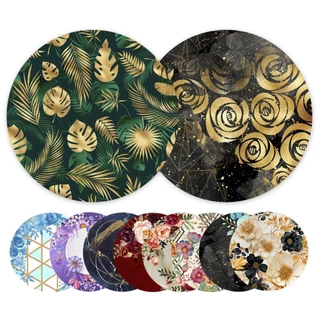 Capa Para Sousplat Estampado 35cm Floral Flores Mesa posta - Supla - Soupla - Jogo Americano