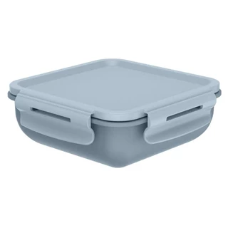 Marmita Hermética Micro-ondas OU Quadrada Marmitou Azul