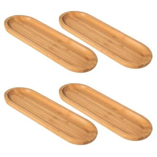 4un Bandeja de Banheiro Multiuso OU 29cm Osaka Bambu