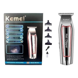 Máquina Cortar Kemei Acabamento Profissional Sem Fio KM-032 220v