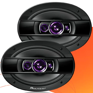 Par Alto Falante Pioneer 6x9 Polegadas 200w Rms Quadriaxial Ts-6960br Som Tampa Traseira Original