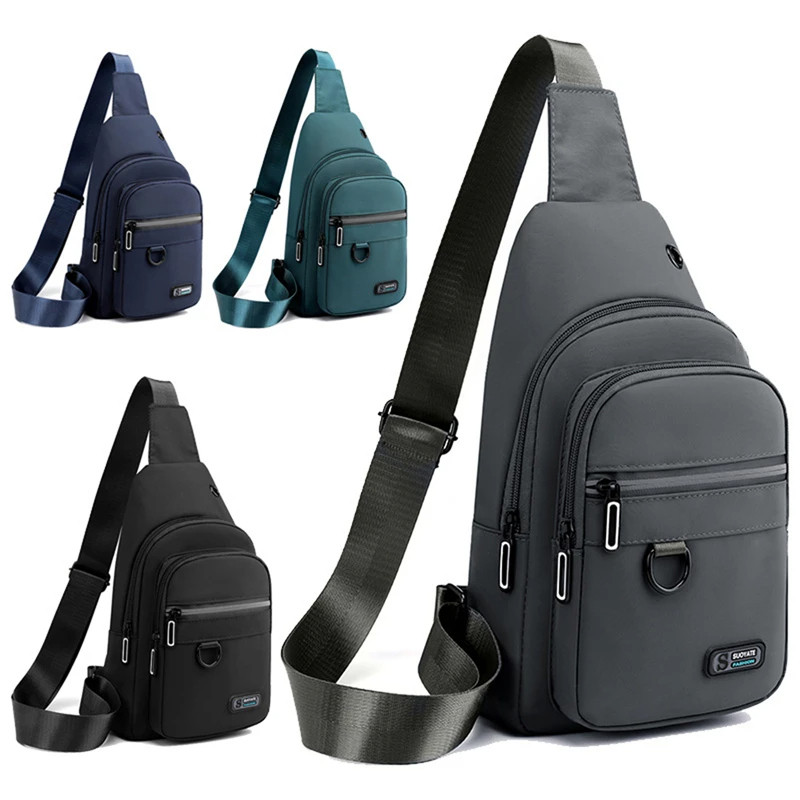 Mochila Bolsa de Peito Tiracolo Pochete Bolsa Transversal Masculina