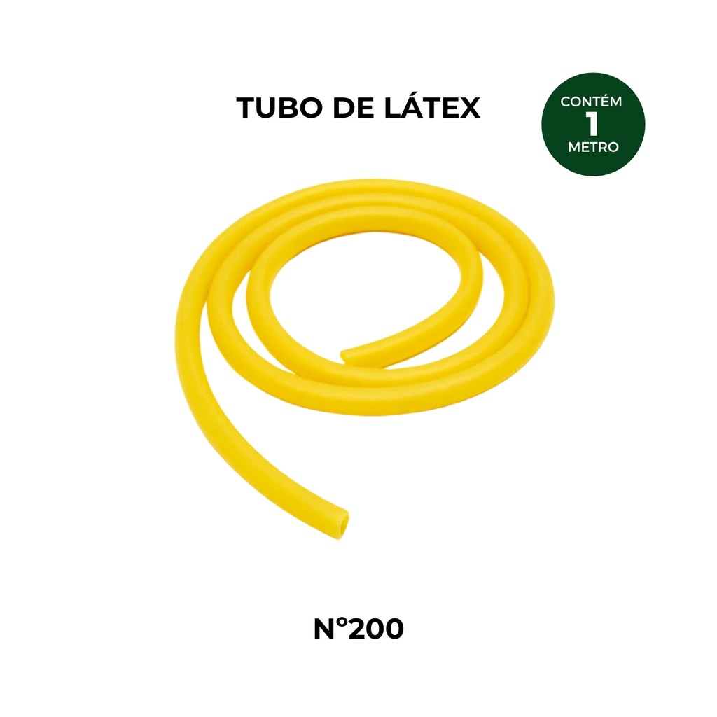 KIT 3 GARROTE LÁTEX CIRURGICO Nº200 C/ 1 METRO LÁTEX - UMUARAMA
