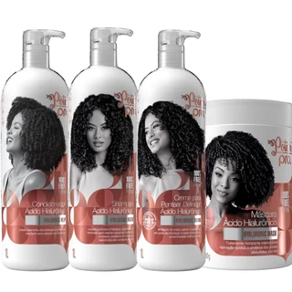 Kit Soul Power Pro Acido Hialuronico Tratamento Completo 4 Produtos C/ Mascara Hidratante