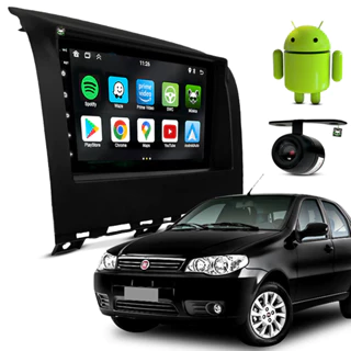 Kit Central Multimidia Android 7 Pol Palio Fire Way 2014 2015 2016 2017 2018 2019