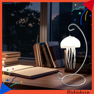 Dynamic Rotation Jellyfish Lamp Led Night Light Colorful for Bedroom Decor Rechargeable Soft Glow for Desktop Decoration Flicker Free