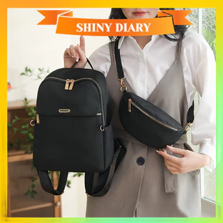 SHINYDIARY Mochila De Estudante Casual De Grande Capacidade Mochila De Viagem(Design Destacável)